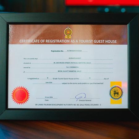 Shirantha Hotel Galle Zewnętrze zdjęcie