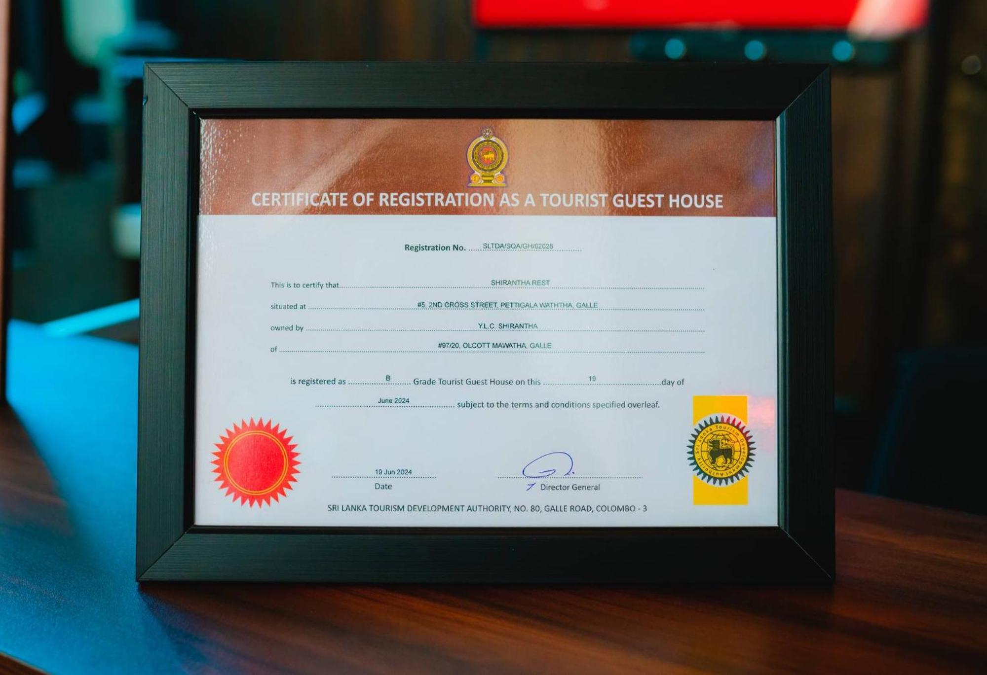 Shirantha Hotel Galle Zewnętrze zdjęcie